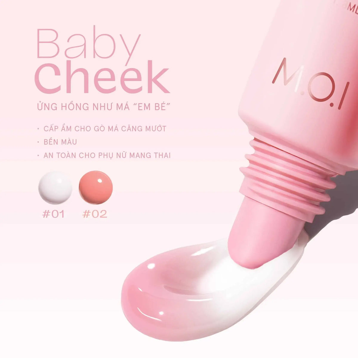 Má Hồng Sữa - M.O.I Baby Cheek 14ml