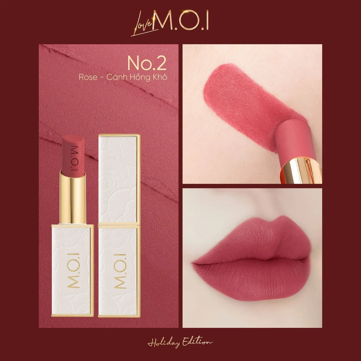 Son Thỏi Love M.O.I - Holiday Lipstick Edition 2.7g