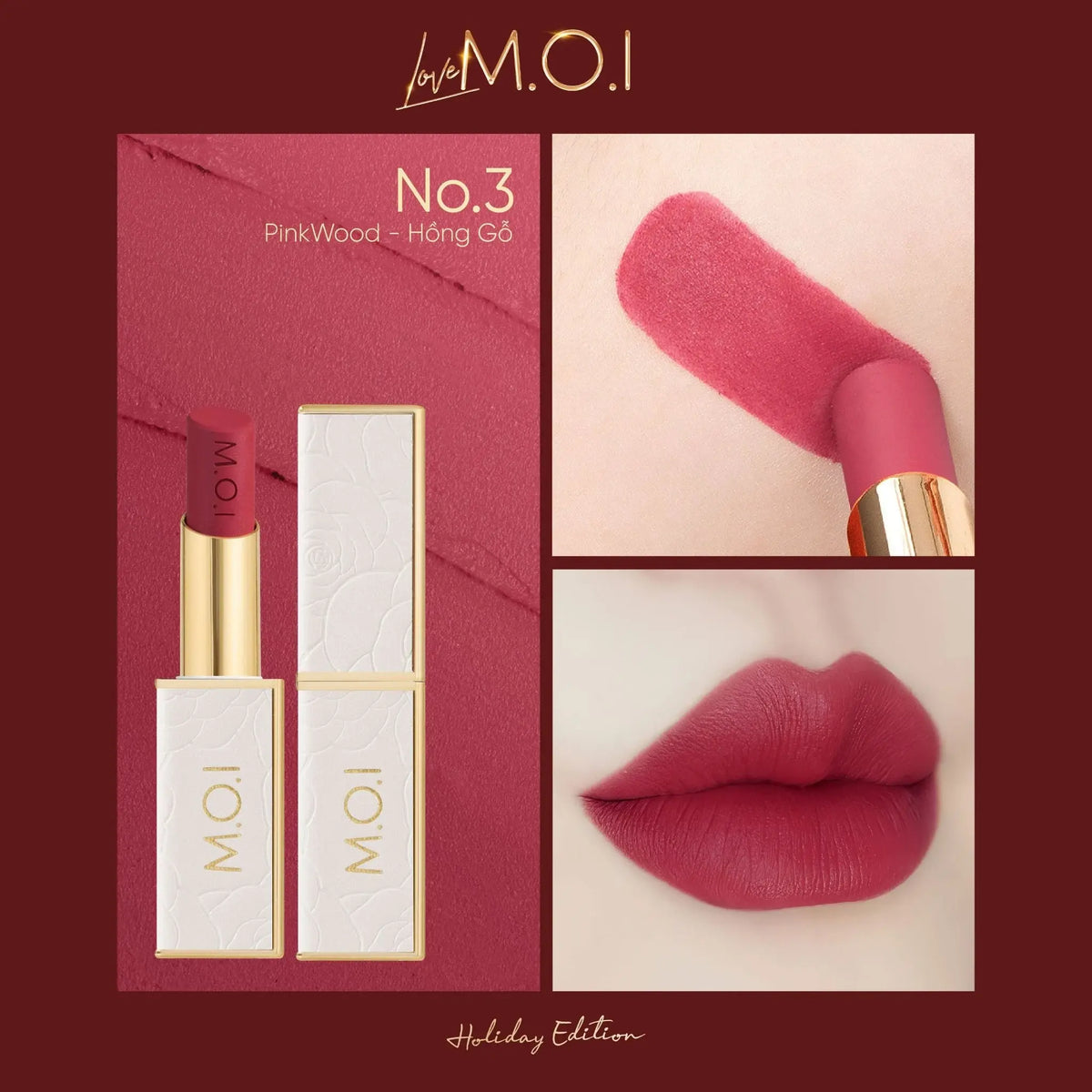 Son Thỏi Love M.O.I - Holiday Lipstick Edition 2.7g