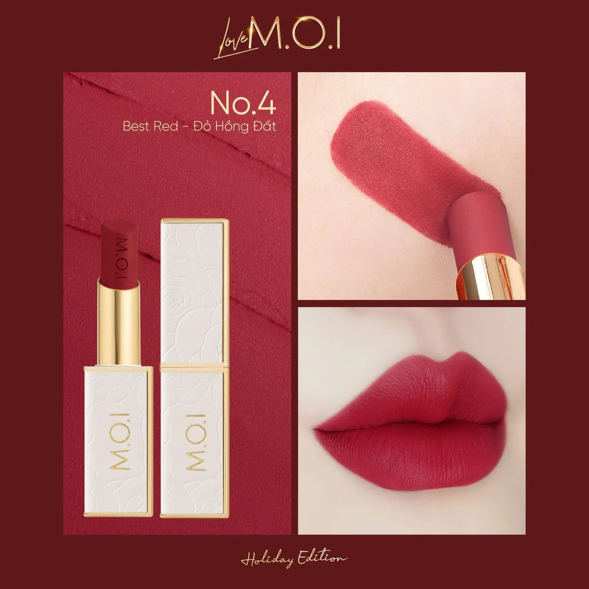 Son Thỏi Love M.O.I - Holiday Lipstick Edition 2.7g