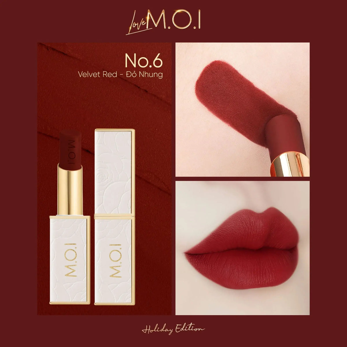 Son Thỏi Love M.O.I - Holiday Lipstick Edition 2.7g