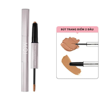 Bút Trang Điểm 2 Đầu - M.O.I Perfect Dual Concealer &amp; Contour 2.5g &amp; 4.5g