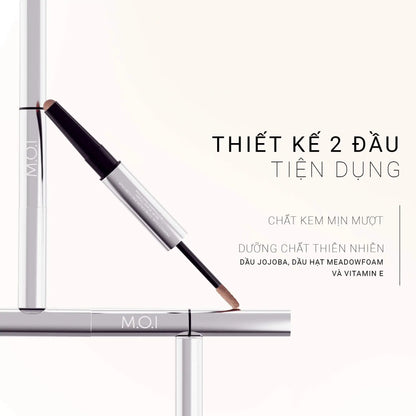 Bút Trang Điểm 2 Đầu - M.O.I Perfect Dual Concealer &amp; Contour 2.5g &amp; 4.5g