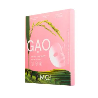 Mặt Nạ Gạo Tinh Khiết Sáng Da M.O.I Hydrogel Rice Mask – Box of 3