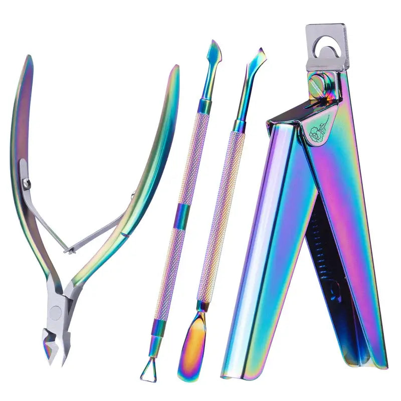 MelodySusie Acrylic Nail Clippers 4 in 1 Kit