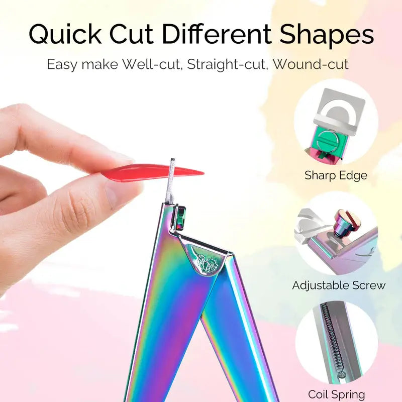 MelodySusie Acrylic Nail Clippers 4 in 1 Kit