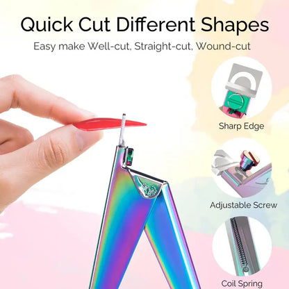 MelodySusie Acrylic Nail Clippers 4 in 1 Kit