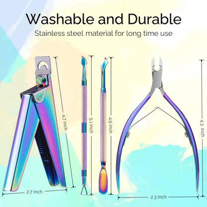 MelodySusie Acrylic Nail Clippers 4 in 1 Kit