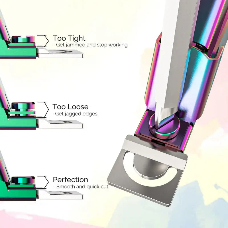 MelodySusie Acrylic Nail Clippers 4 in 1 Kit