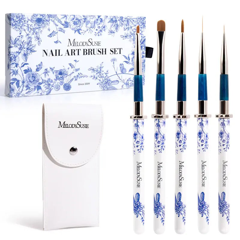Modular Design Nail Art Liner Brush 5Pcs