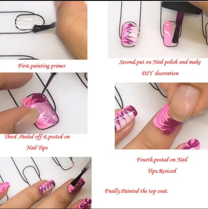 Silicone Rollable Manicure Washable Nail Art Practice Mat for Nail Student