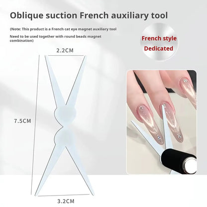 AU French V Shape Strong Magnet Cateye Tool