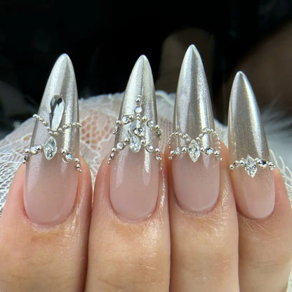 Cre8tion White Silk Chrome Nail Art Effect 1g