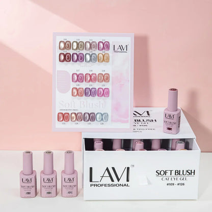 LAVI Cat Eye Kit (18 colors) - SOFT BLUSH (
