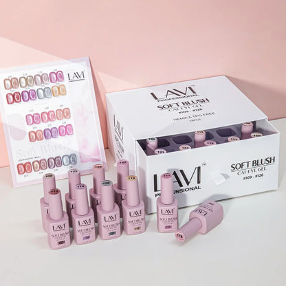 LAVI Cat Eye Kit (18 colors) - SOFT BLUSH (