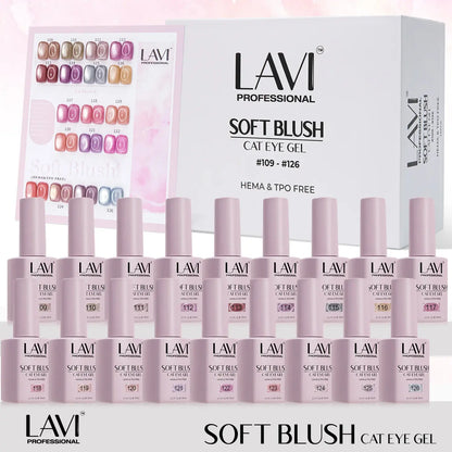 LAVI Cat Eye Kit (18 colors) - SOFT BLUSH (