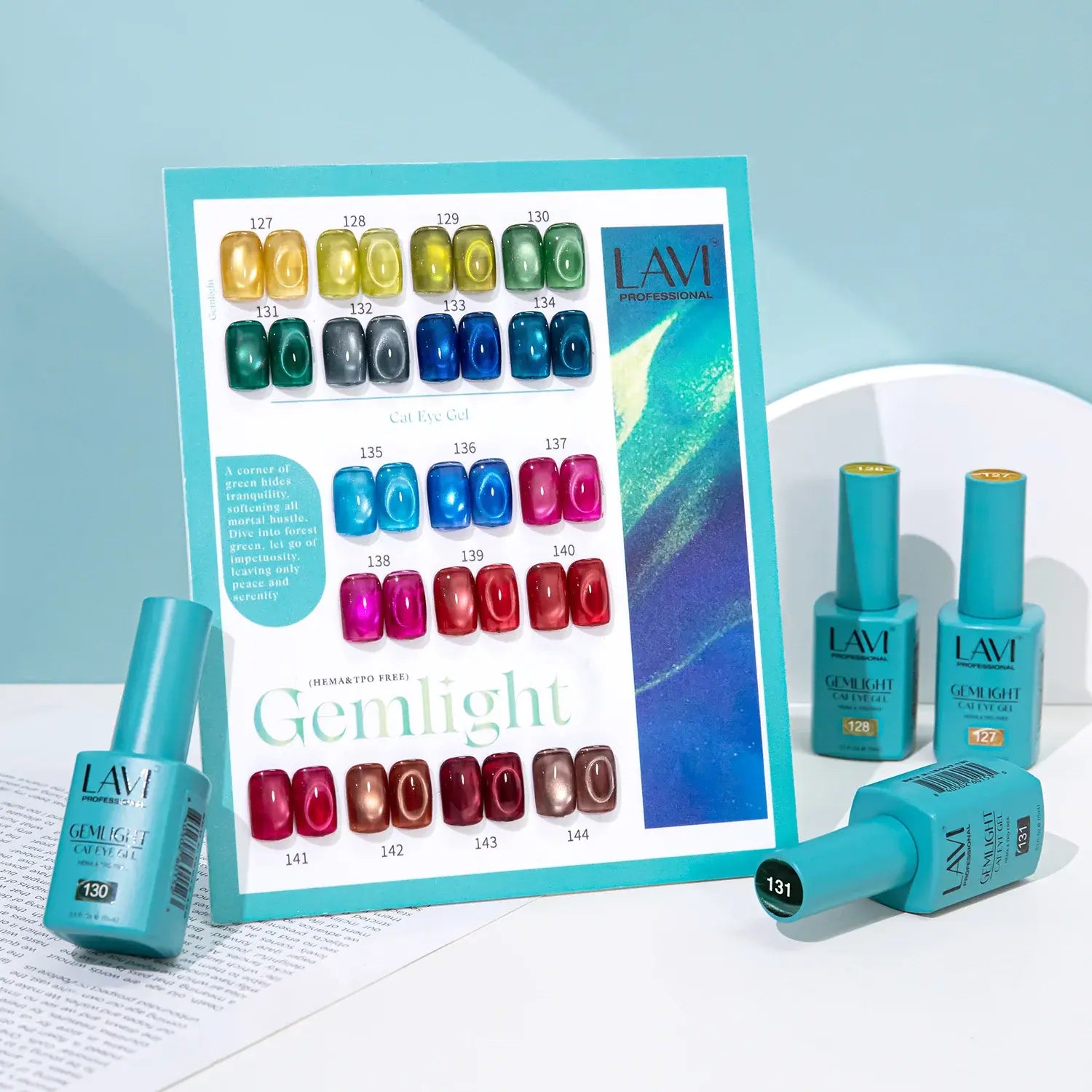 LAVI Cat Eye Kit (18 colors) - GEMLIGHT (