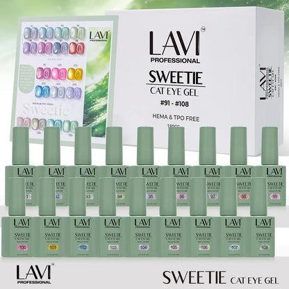 LAVI Cat Eye Kit (18 colors) - SWEETIE (