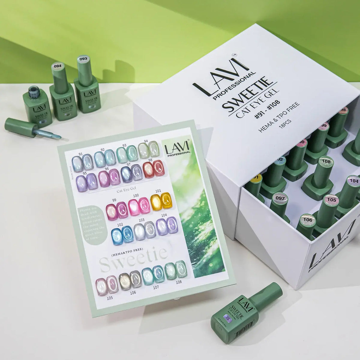 LAVI Cat Eye Kit (18 colors) - SWEETIE (