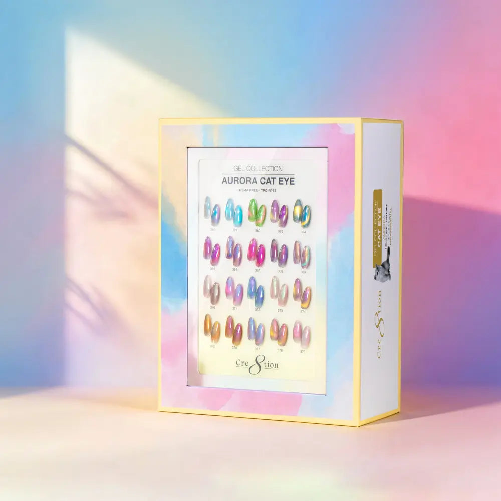 Cre8tion Aurora Cat Eye Gel Kit – 20 Colors