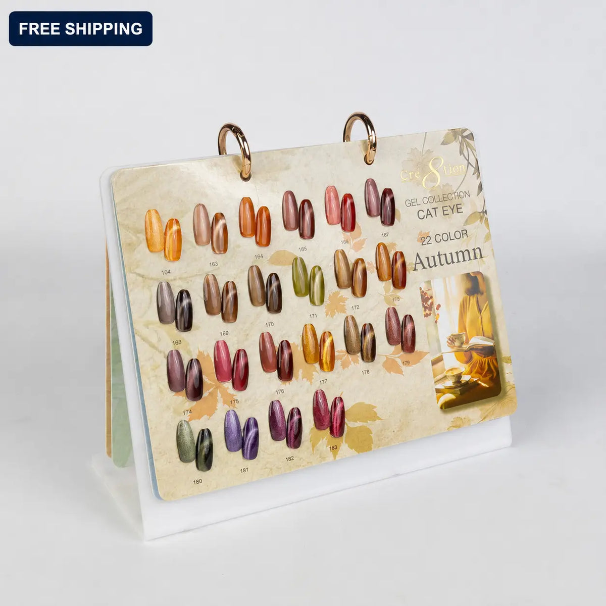 Cre8tion Four Season Cat Eye Gel Set - 81 Colors