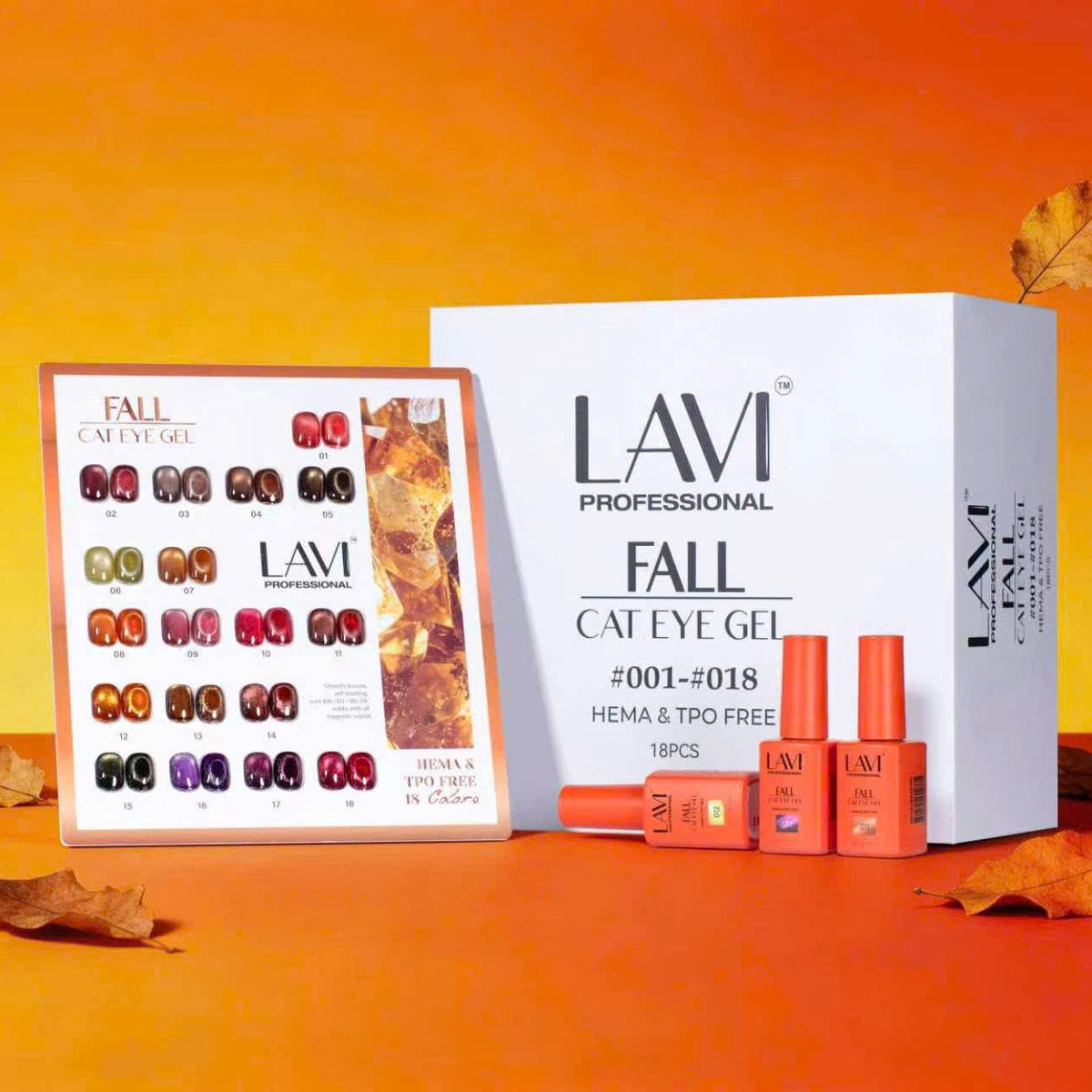 LAVI Cat Eye Kit (18 colors) - FALL (