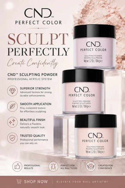 CND - Perfect Color Powders 3.7oz - Pick by color (New Version)