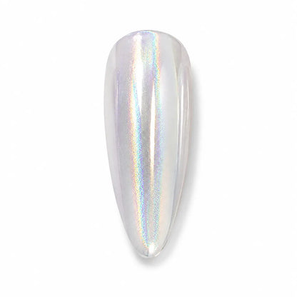 AU White Rainbow Chrome Powder