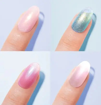 Try Me Kit LeChat Gel Polish Color &amp; Topcoat all in one Shimmering Shades