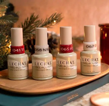 Try Me Kit LeChat Gel Polish Color &amp; Topcoat all in one Holiday Hues