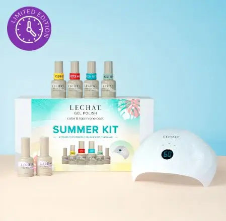 Try Me Kit LeChat Gel Polish Color &amp; Topcoat all in one Summer Collection