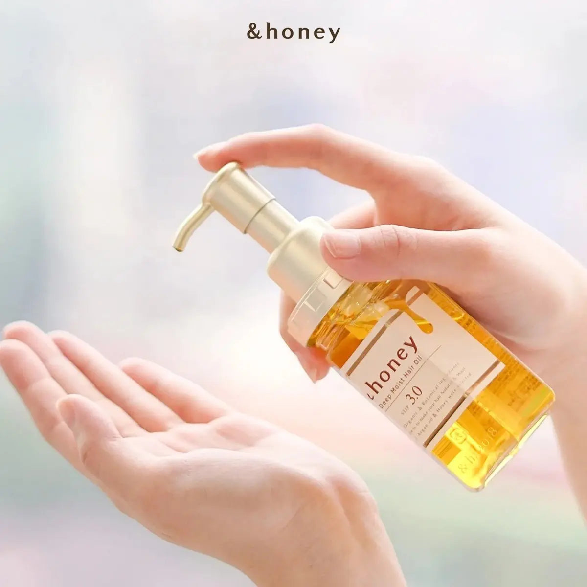 &amp;honey Deep Moist Hair Oil – Bulgarian Damask Rose Honey 100ml / 3.4 fl oz