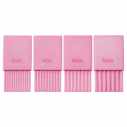 4-Piece 3D Nail Art Gel Ball Maker Tool - Pink