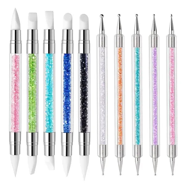 Nail Art Sculpture Pen Acrylic Dual Tipped Brushes