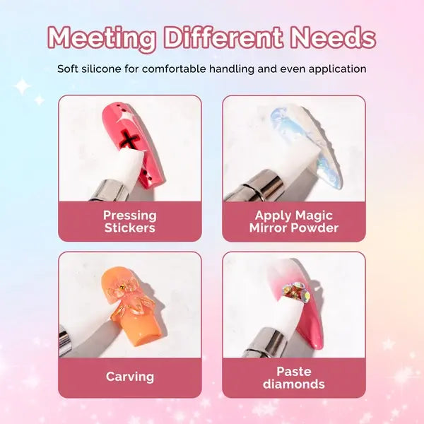 Nail Art Sculpture Pen Acrylic Dual Tipped Brushes