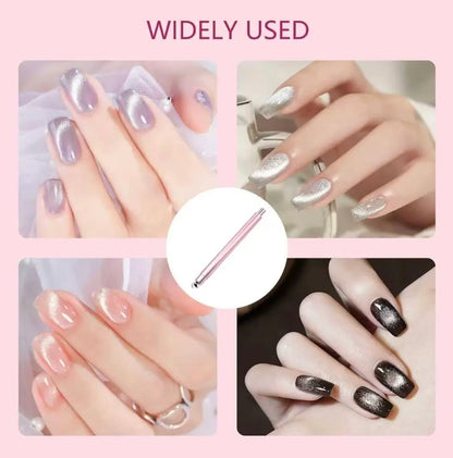 AU Nails Dual-End Cat-Eye Magnet Wand - Ball &amp; Round Head