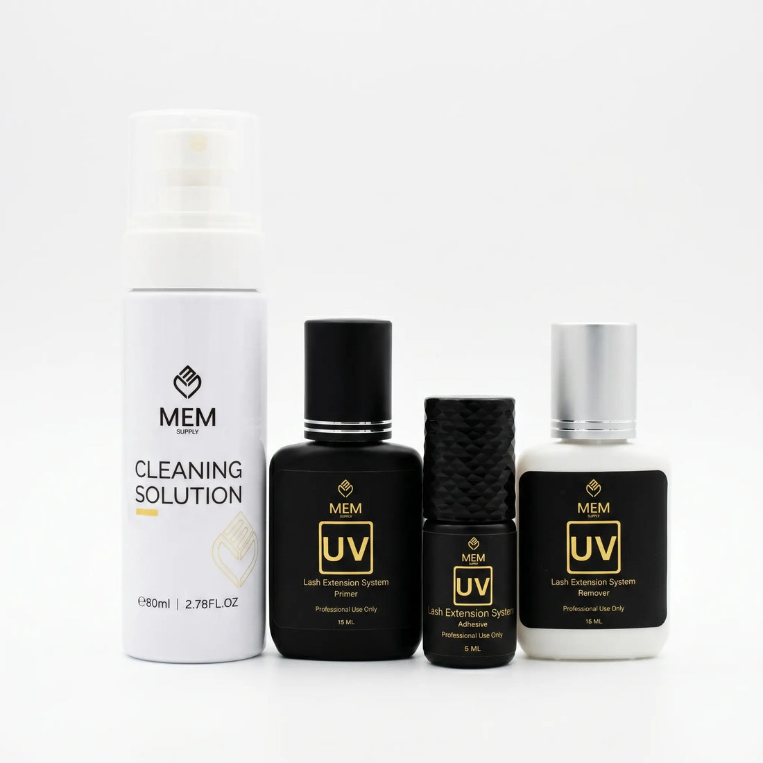 RM | MEM UV Lash Essential Adhesive | Primer | Remover