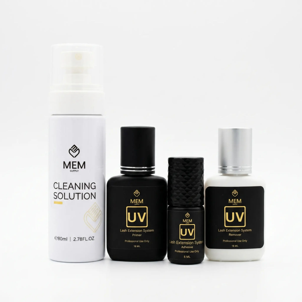 RM | MEM UV Lash Essential Adhesive | Primer | Remover