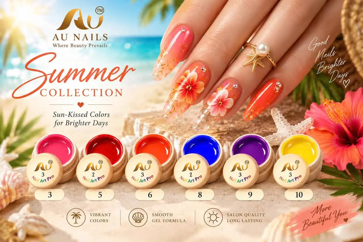 AU NAILS Summer Collection | Bright &amp; Vibrant Nail Colors