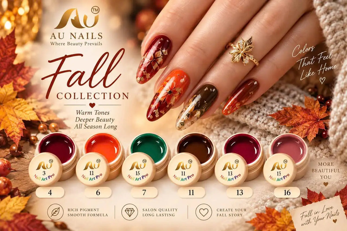 AU NAILS Fall Collection | Warm Autumn Nail Colors