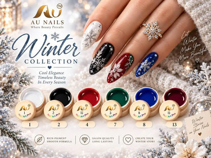 AU NAILS Winter Collection | Elegant Holiday Nail Colors