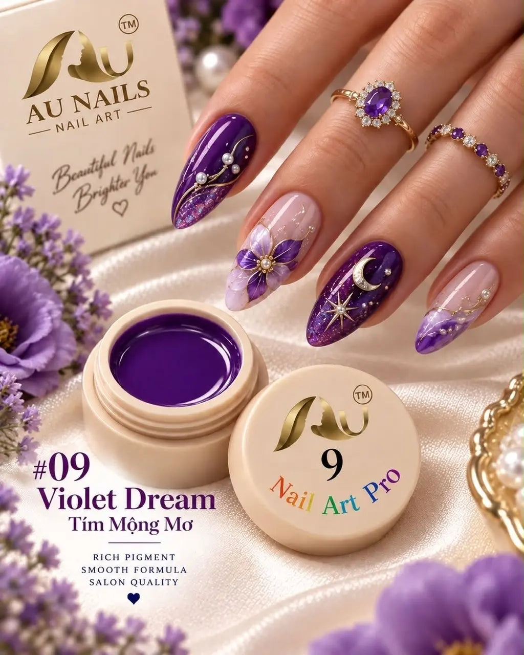 AU Nail Art Pro Professional Design Gel – 