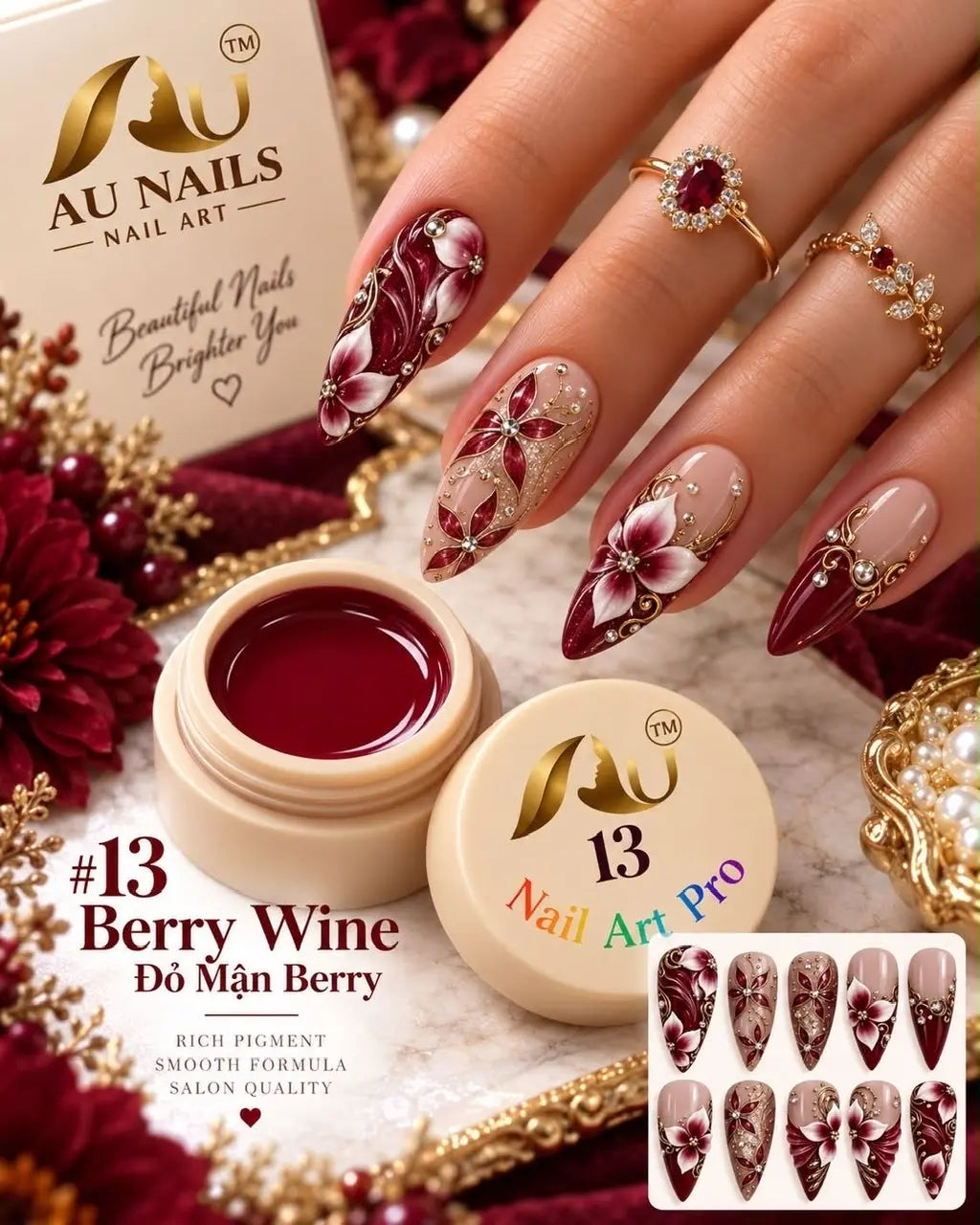 AU Nail Art Pro Professional Design Gel – 