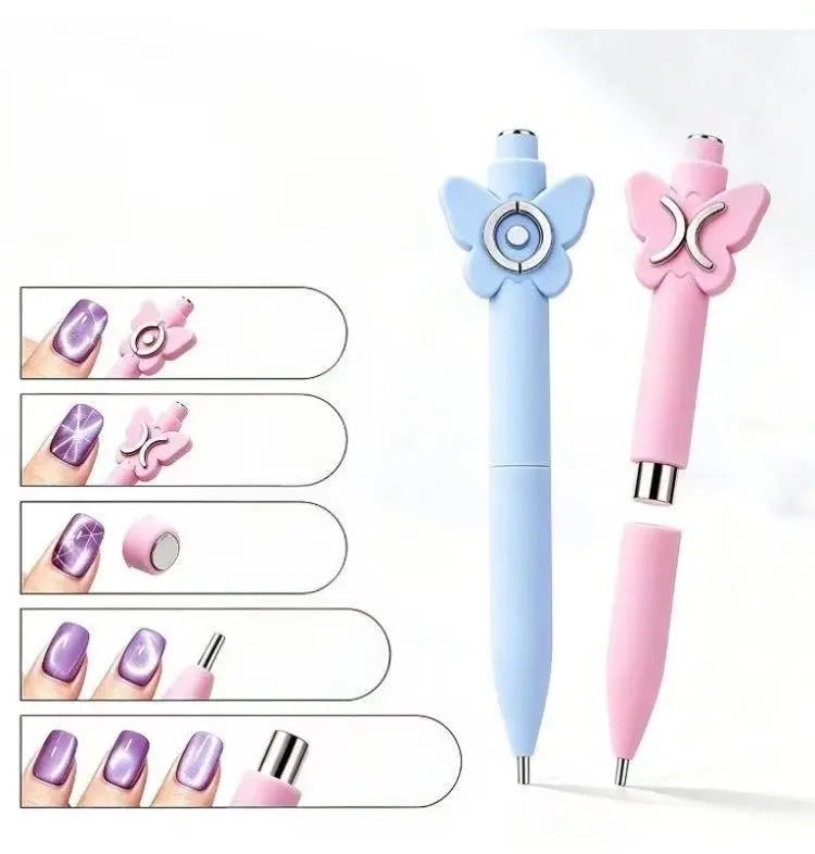 AU NAILS Butterfly 5-in-1 Cat Eye Magnetic Wand