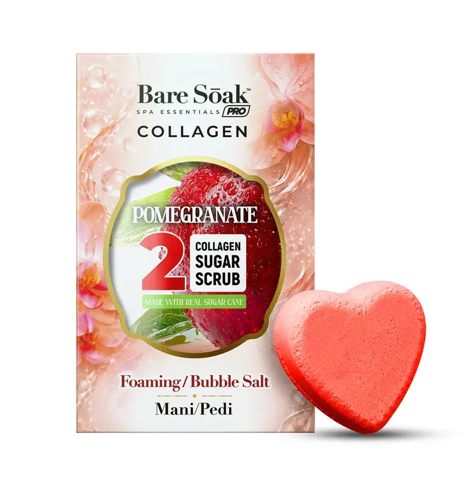 4 Steps • Collagen Heart Pedi Bomb ( 50 kits per case)