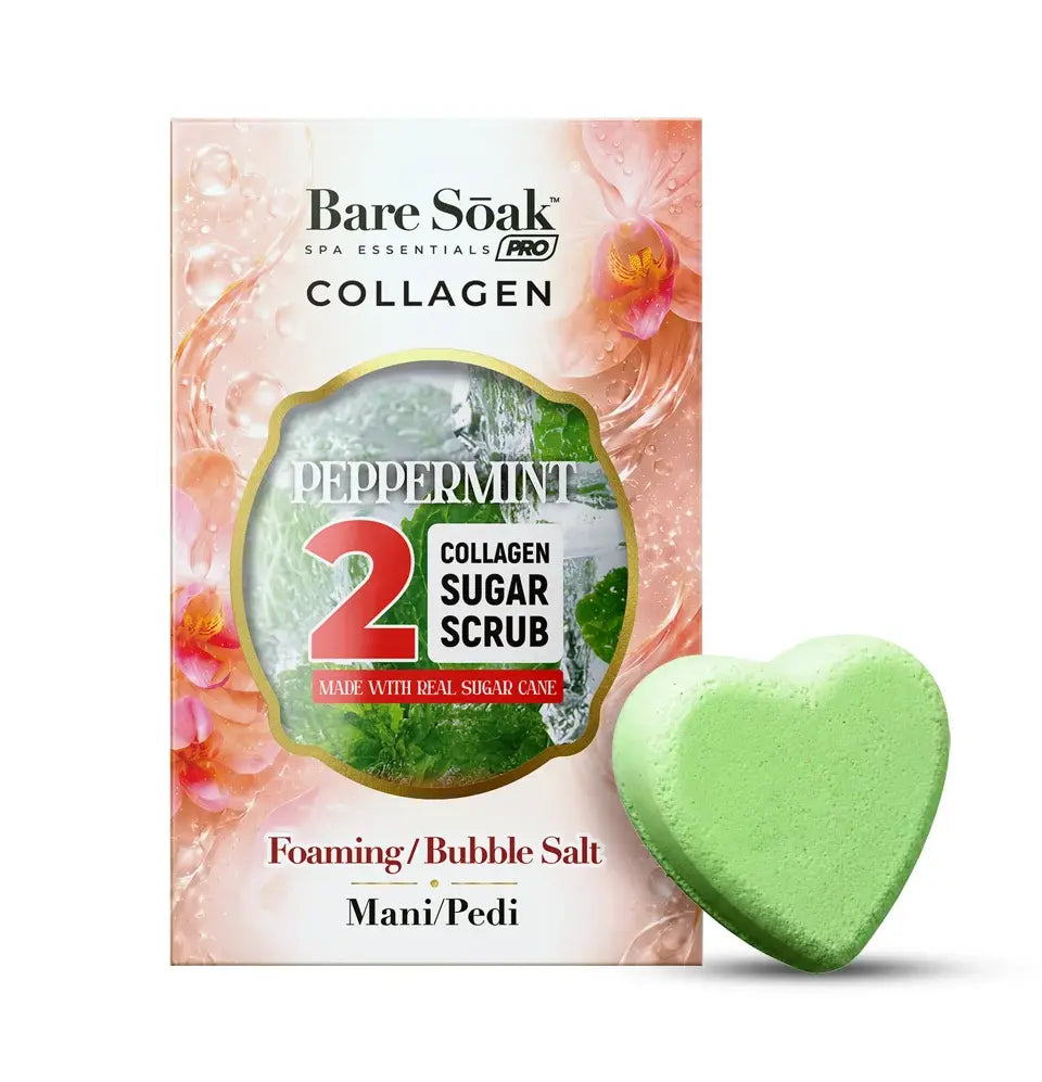 4 Steps • Collagen Heart Pedi Bomb ( 50 kits per case)