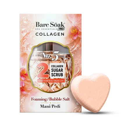 4 Steps • Collagen Heart Pedi Bomb ( 50 kits per case)