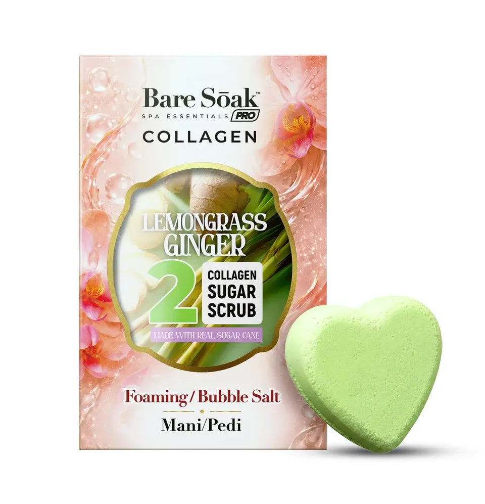 4 Steps • Collagen Heart Pedi Bomb ( 50 kits per case)
