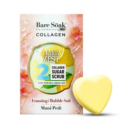 4 Steps • Collagen Heart Pedi Bomb ( 50 kits per case)