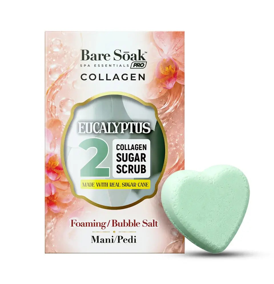 4 Steps • Collagen Heart Pedi Bomb ( 50 kits per case)